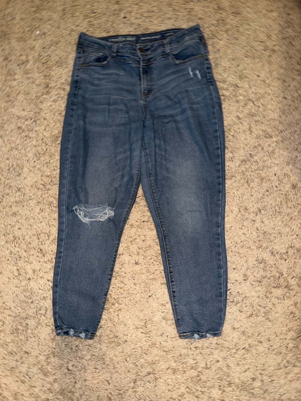 Vanilla Star Distressed Dark Bluestretchy  Jeans